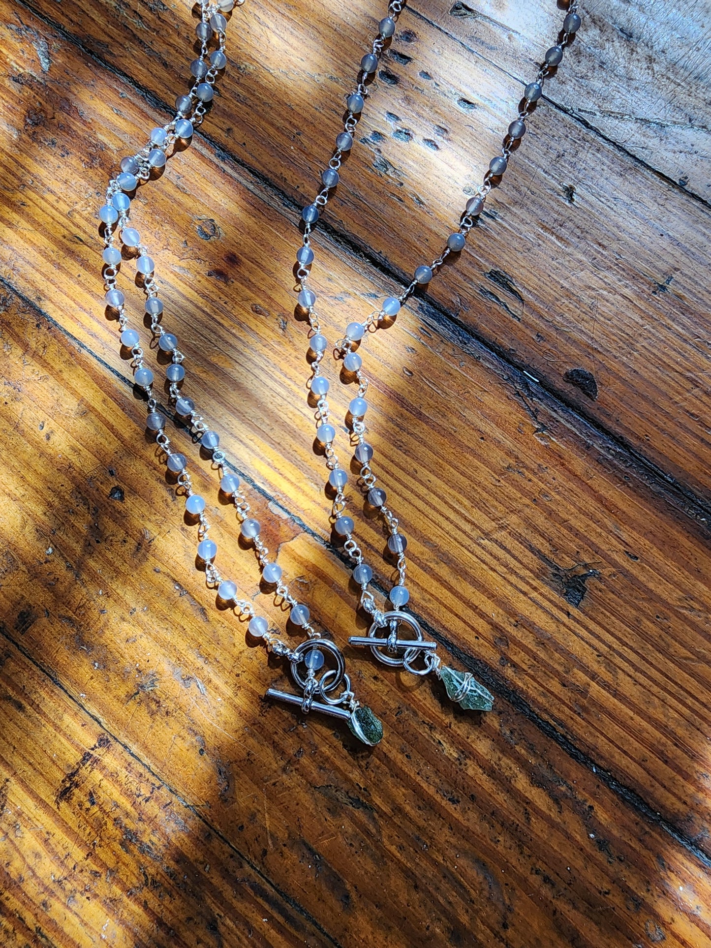 Eclipse MOLDAVITE Necklace