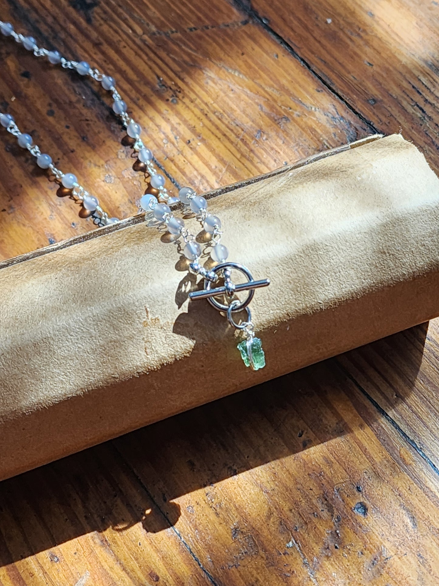 Eclipse MOLDAVITE Necklace