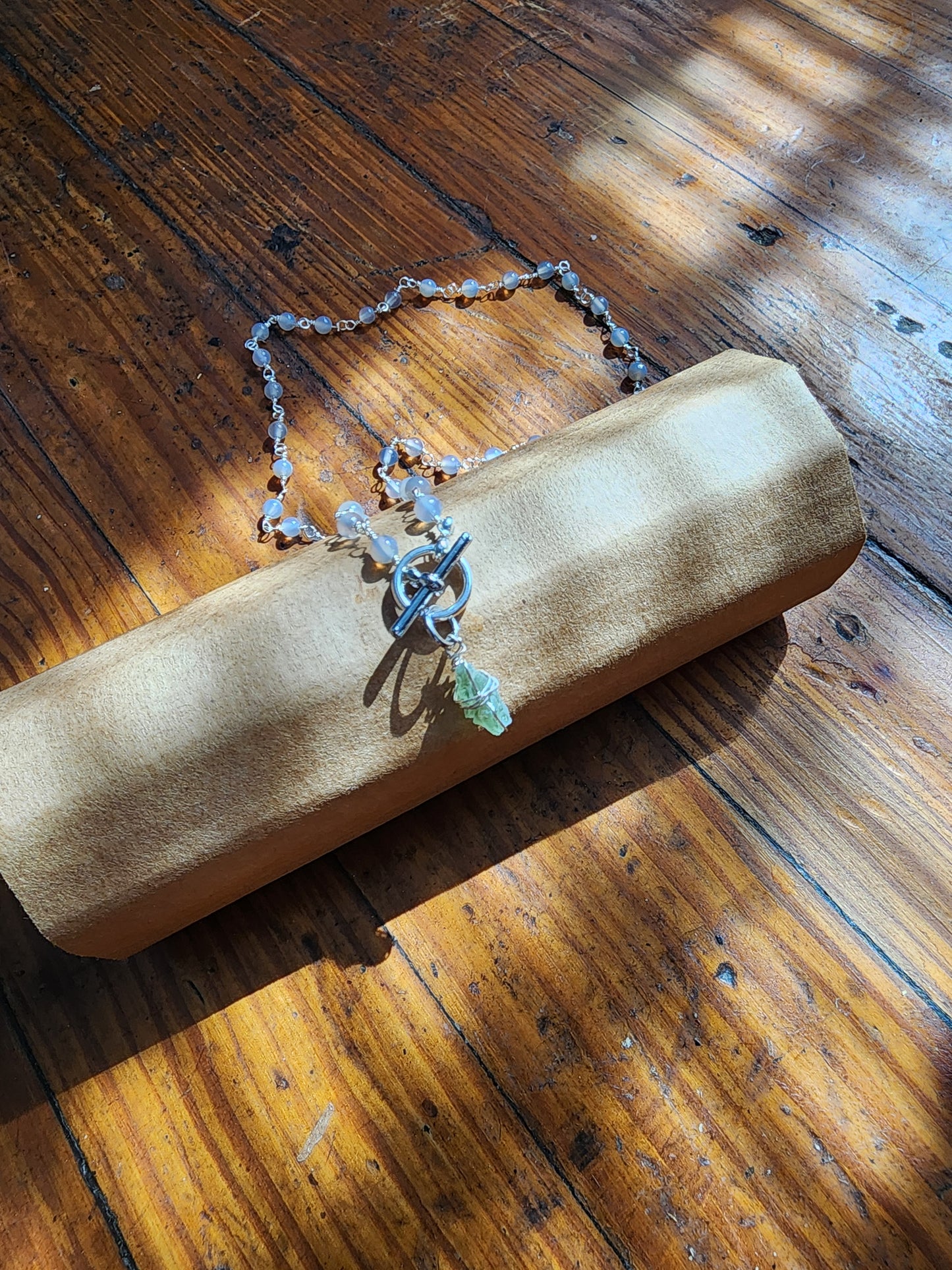 Eclipse MOLDAVITE Necklace