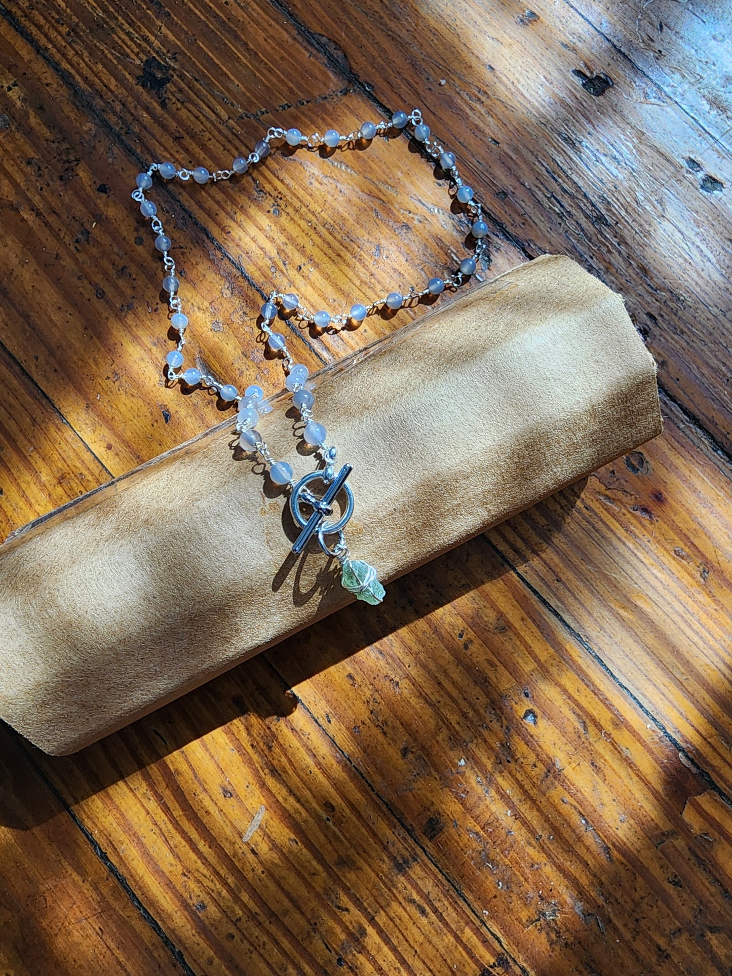 Eclipse MOLDAVITE Necklace