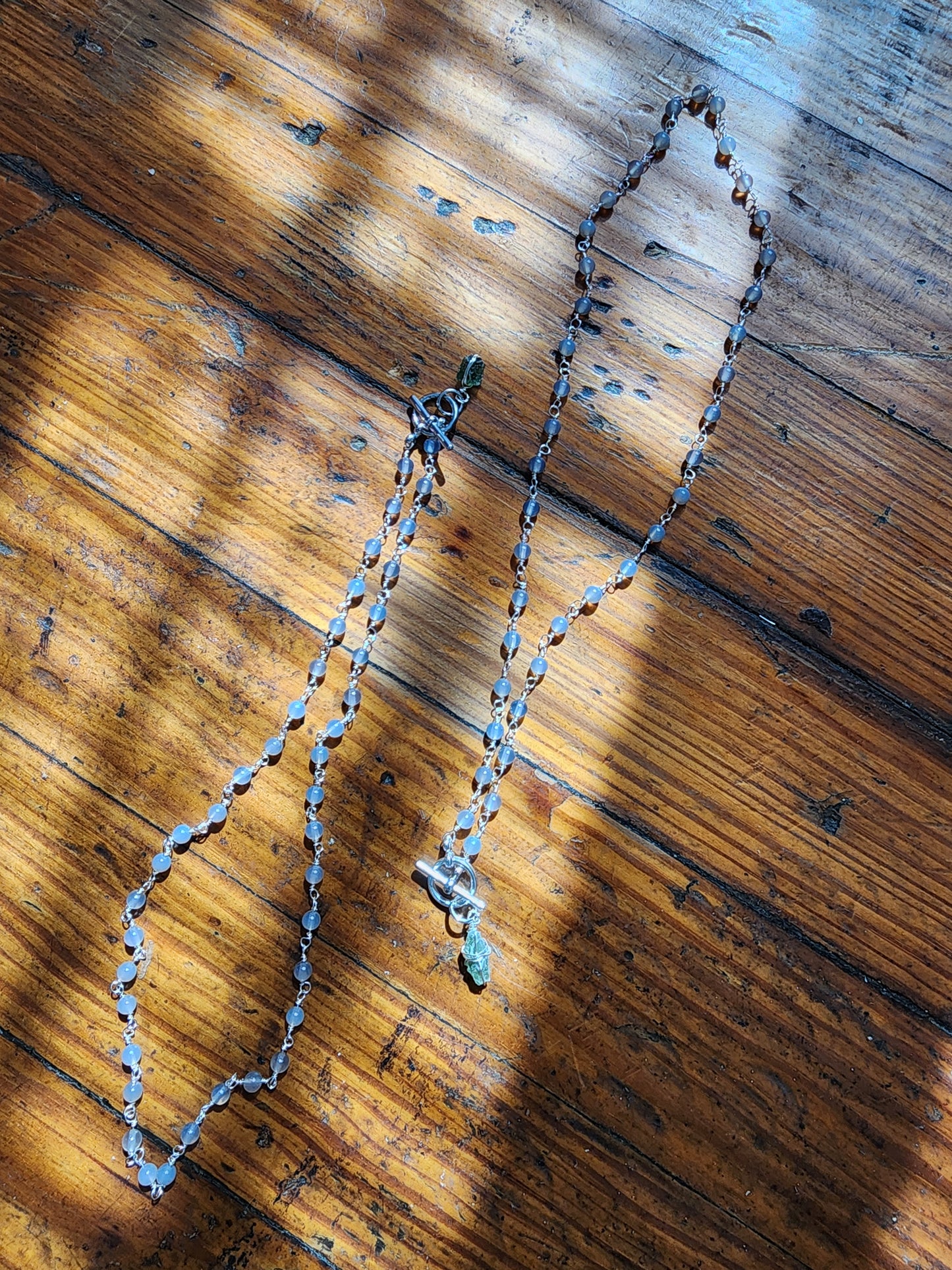 Eclipse MOLDAVITE Necklace