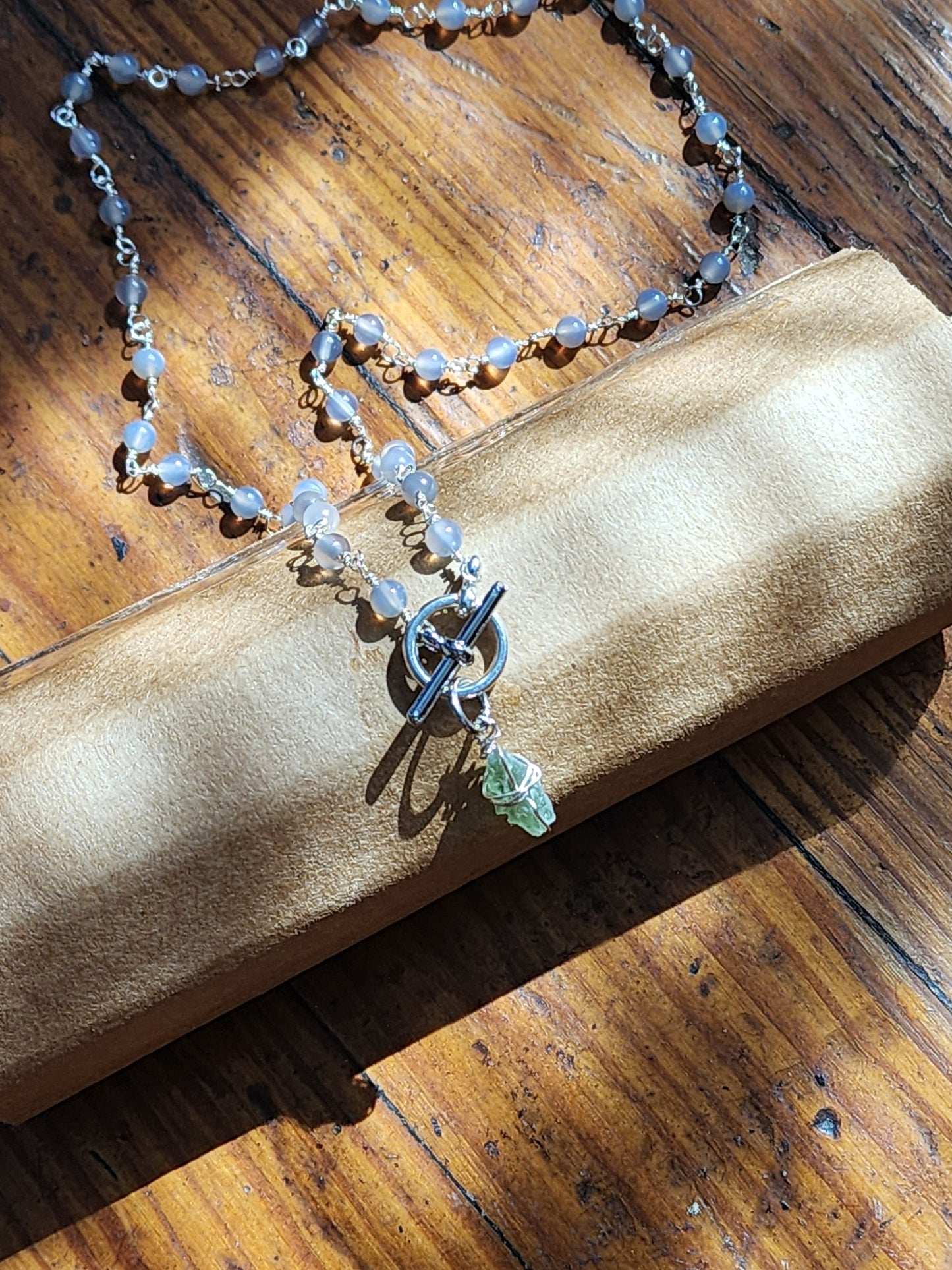 Eclipse MOLDAVITE Necklace