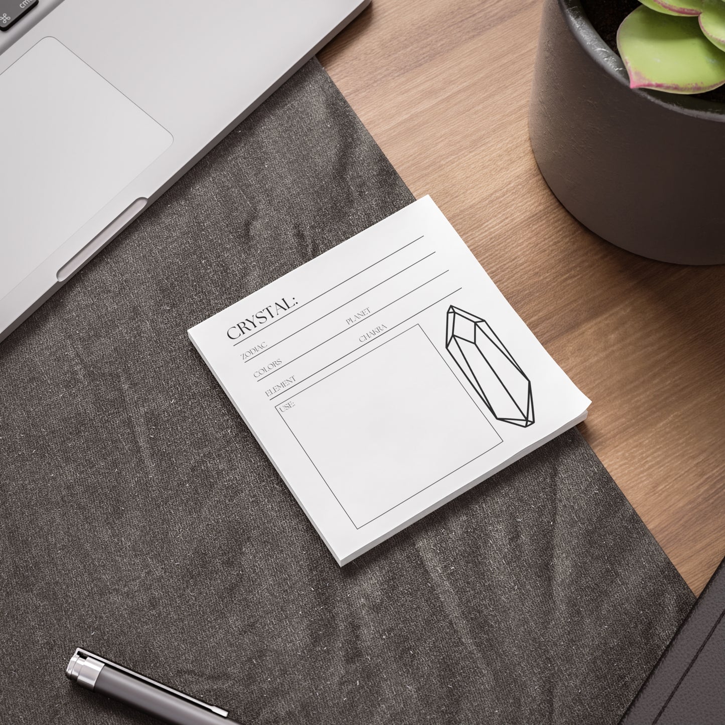 Crystal Post-it® Note Pad