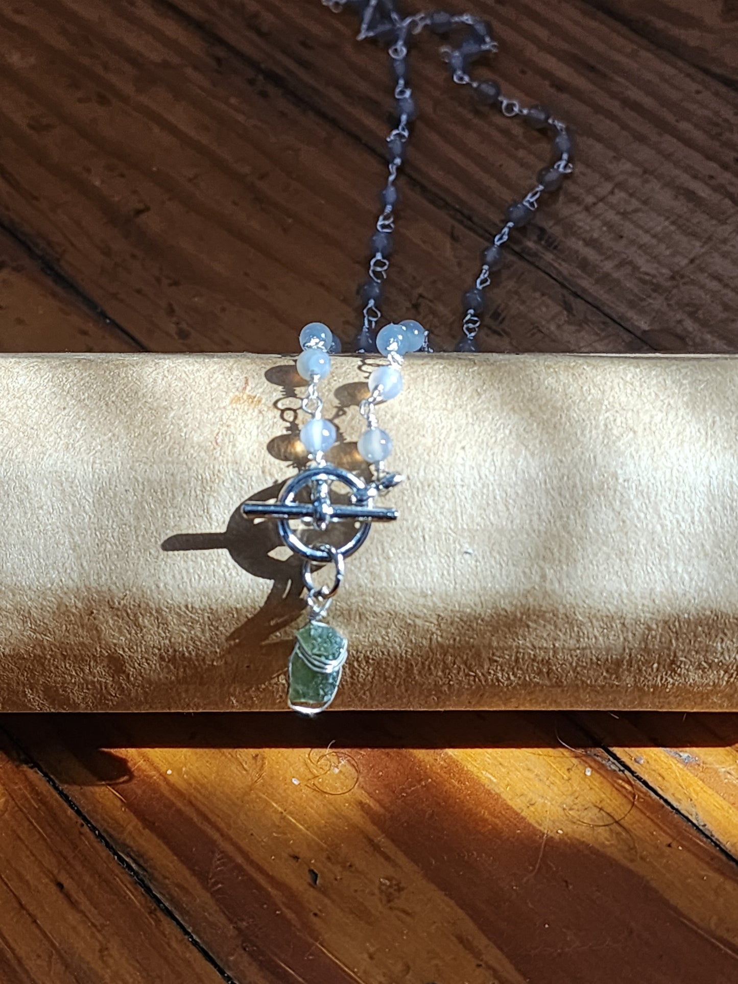 Eclipse MOLDAVITE Necklace