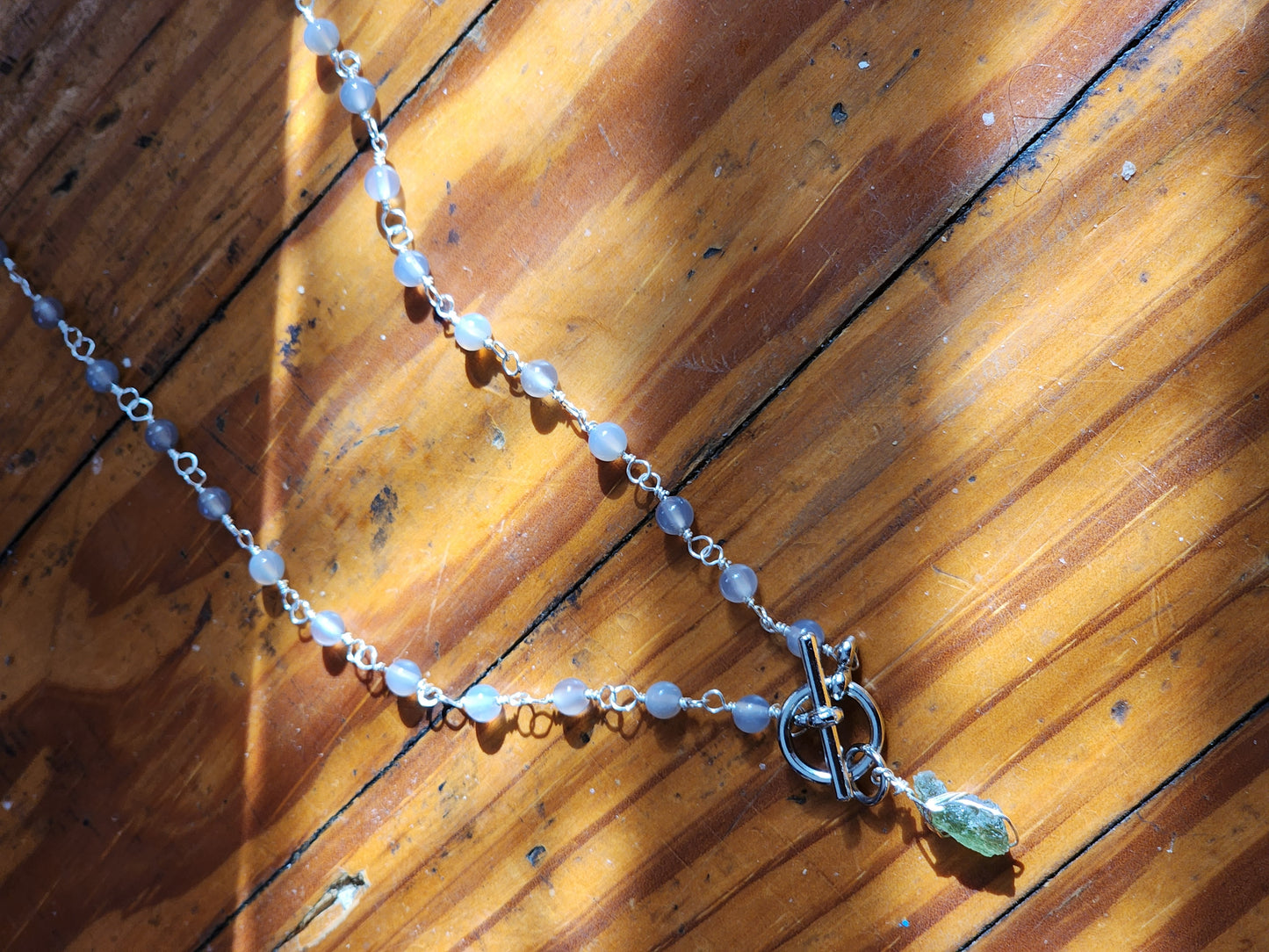Eclipse MOLDAVITE Necklace