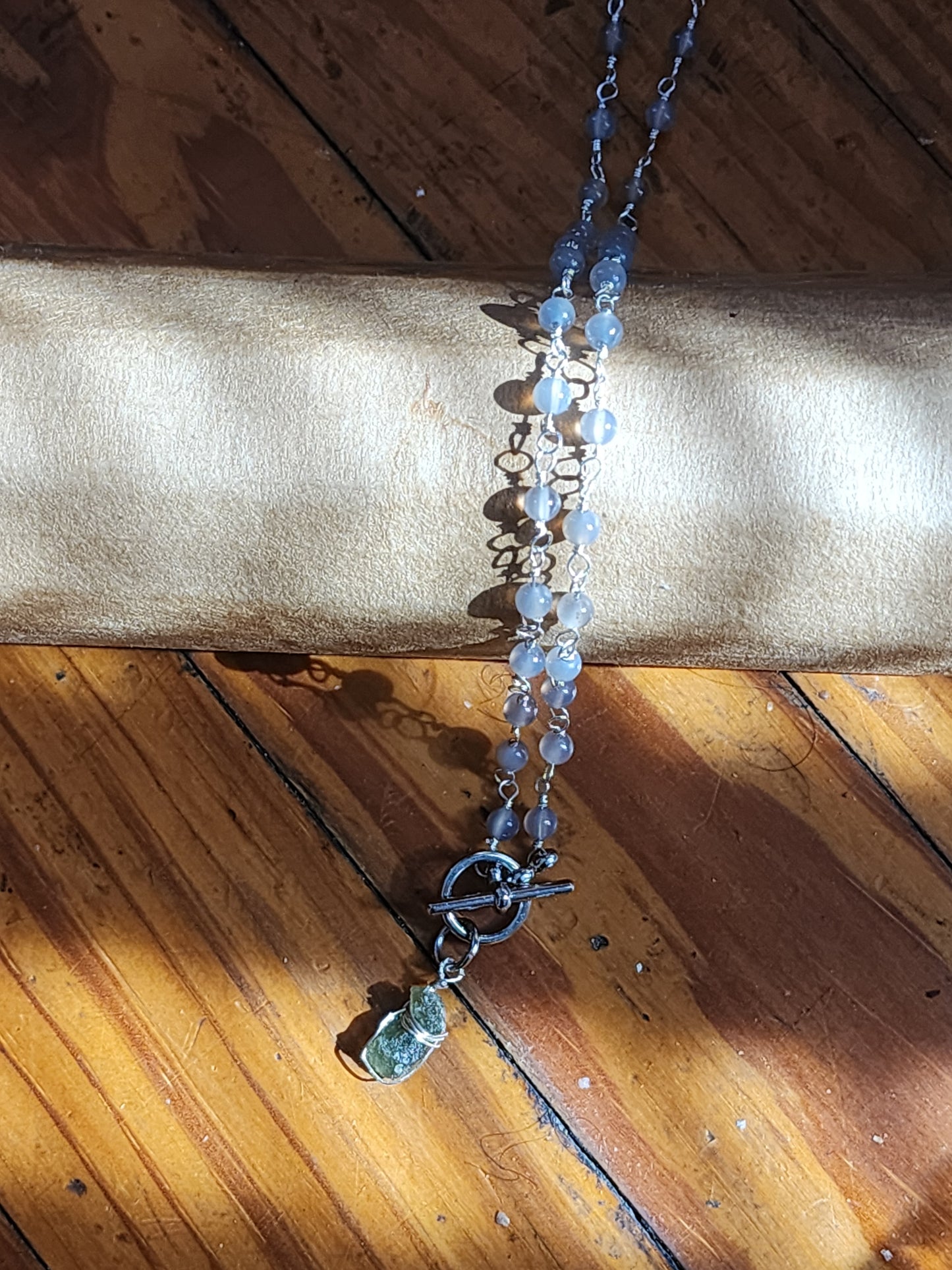 Eclipse MOLDAVITE Necklace