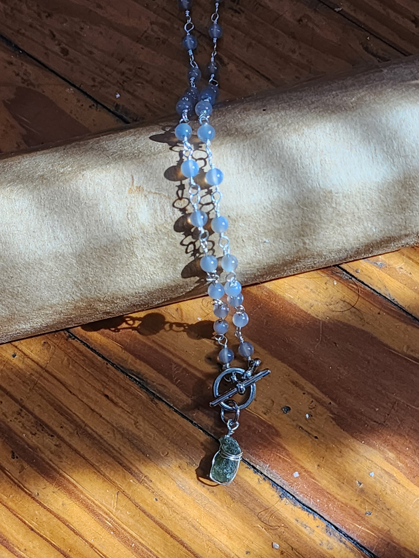 Eclipse MOLDAVITE Necklace